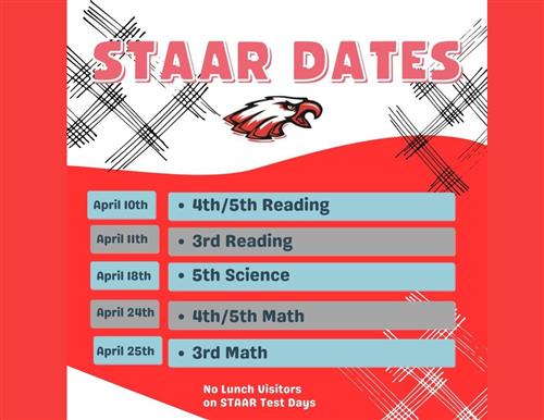  STAAR Testing Dates